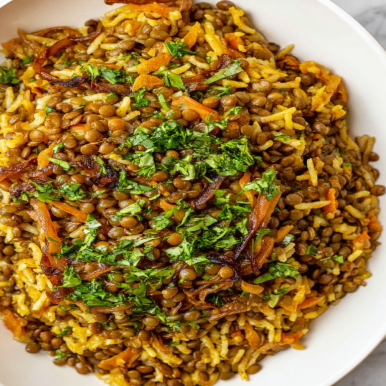 Delicious Mujadara Recipe | Traditional Lentils and Rice Dish Made Easy