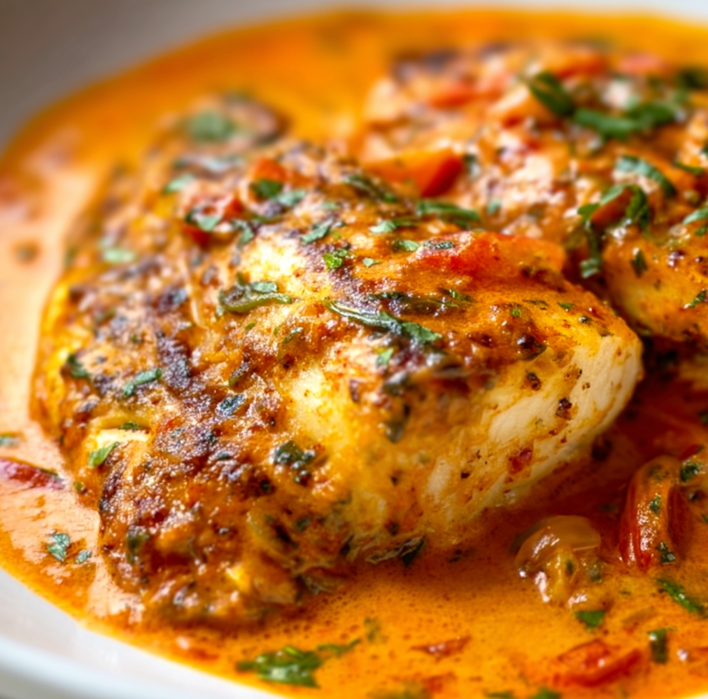 Quick Tilapia in Roasted Pepper Sauce Recipe | Easy & Delicious Seafood Meal