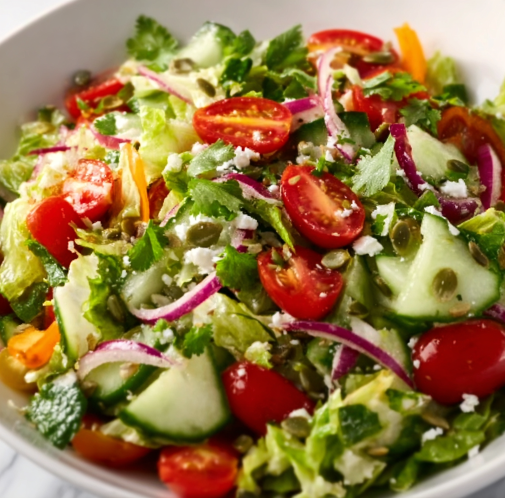 Fresh and Healthy Chopped Salad Recipe | Easy & Delicious Meal Option