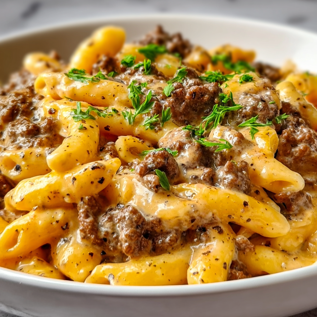 High Protein Creamy Beef Pasta Recipe | Delicious & Nutritious Meal